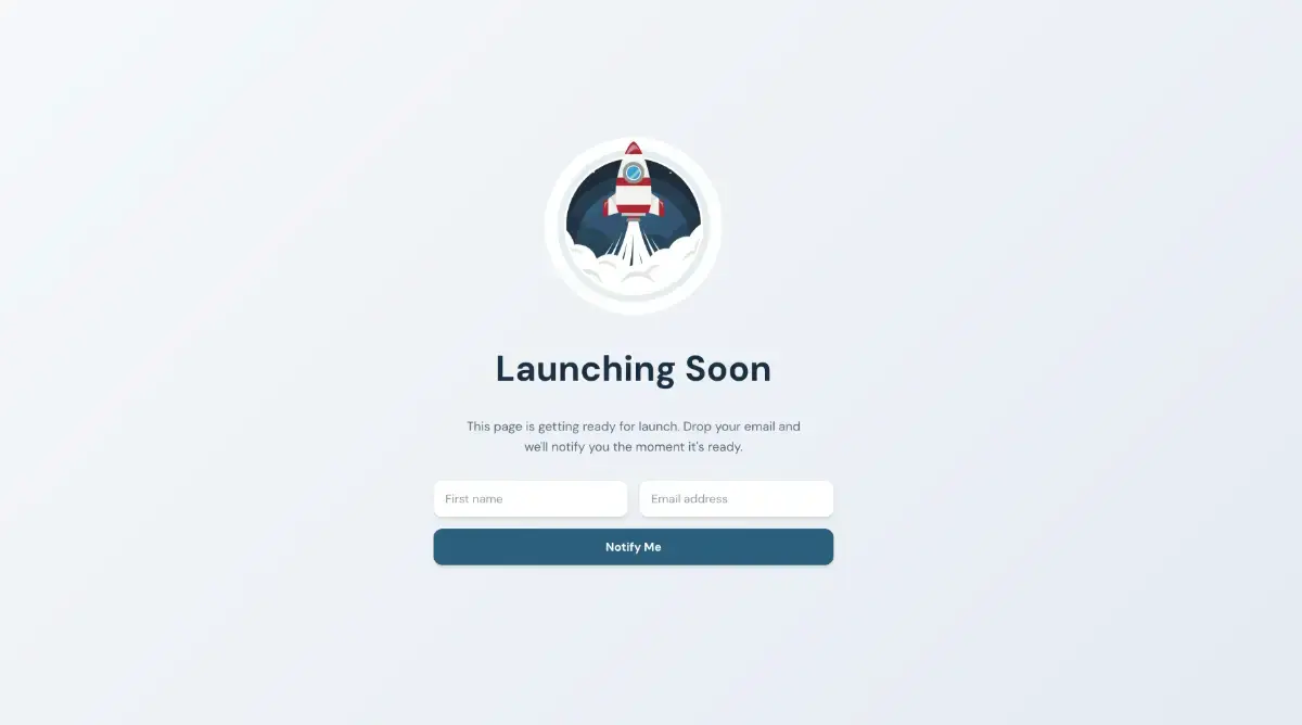 LaunchPage Lander screenshot 2