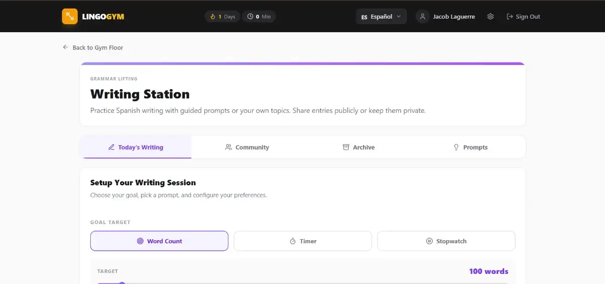 LingoGym screenshot 3