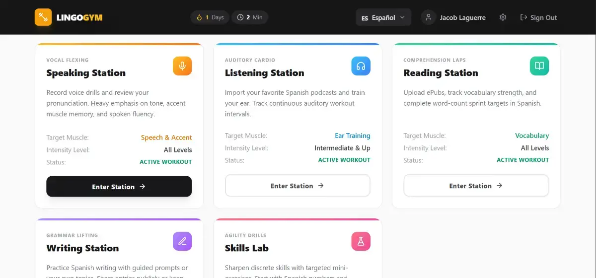 LingoGym screenshot 4