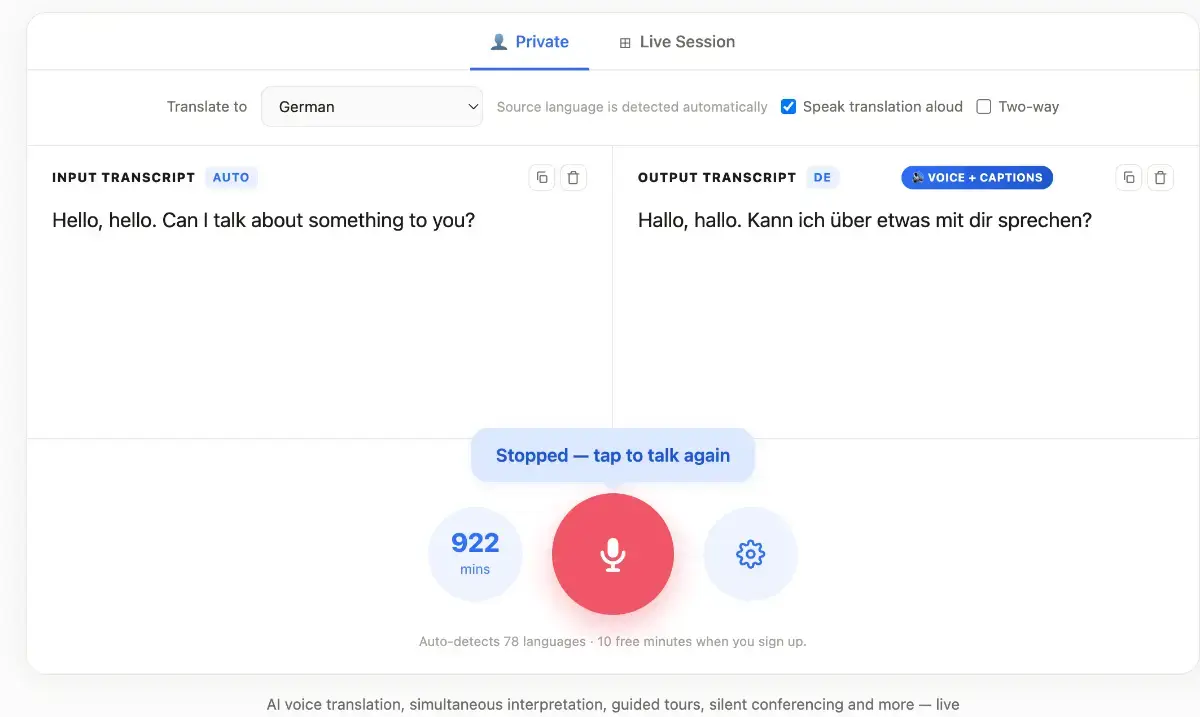 LiveTranslate screenshot 2