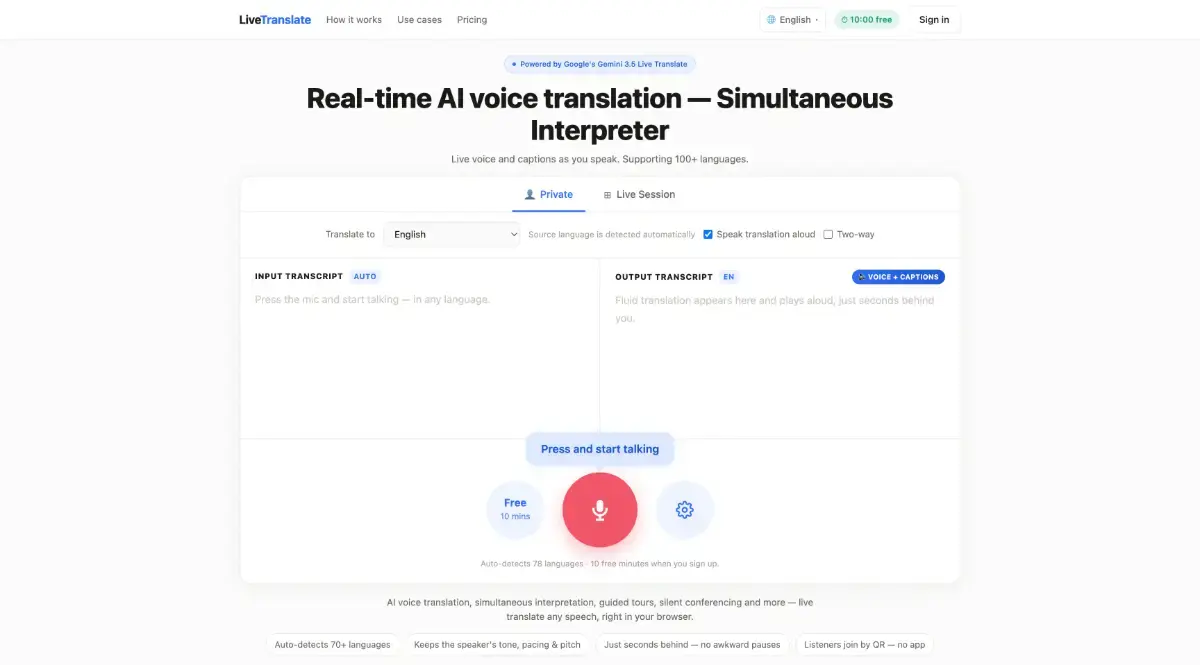 LiveTranslate screenshot 3