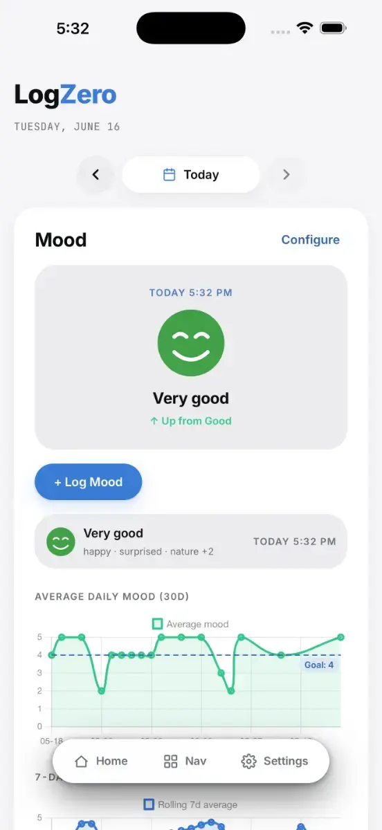 LogZero screenshot 4
