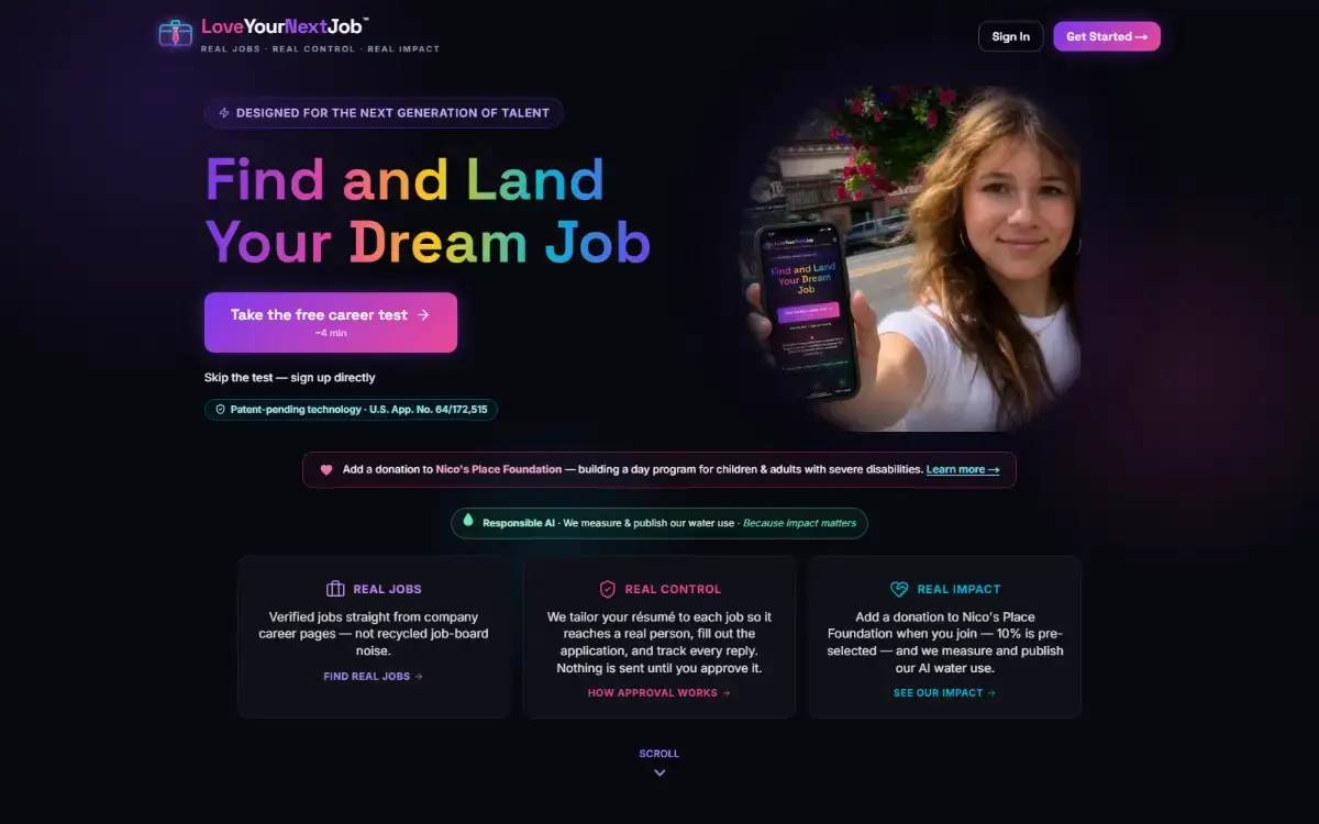 LoveYourNextJob screenshot 1