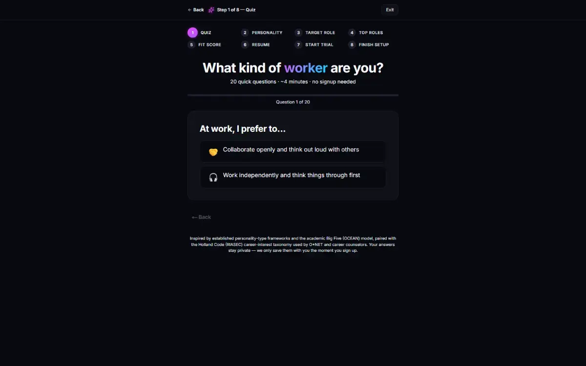 LoveYourNextJob screenshot 2