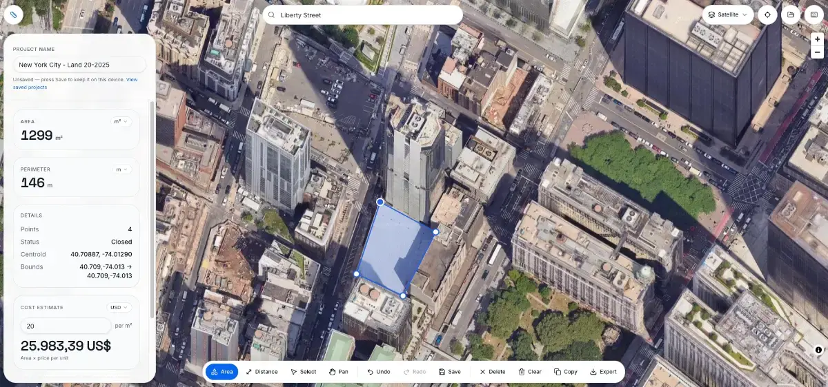 Maps Measure screenshot 3