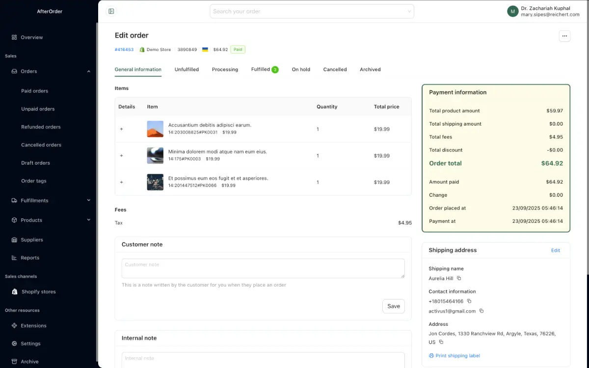 MyOrder screenshot 3