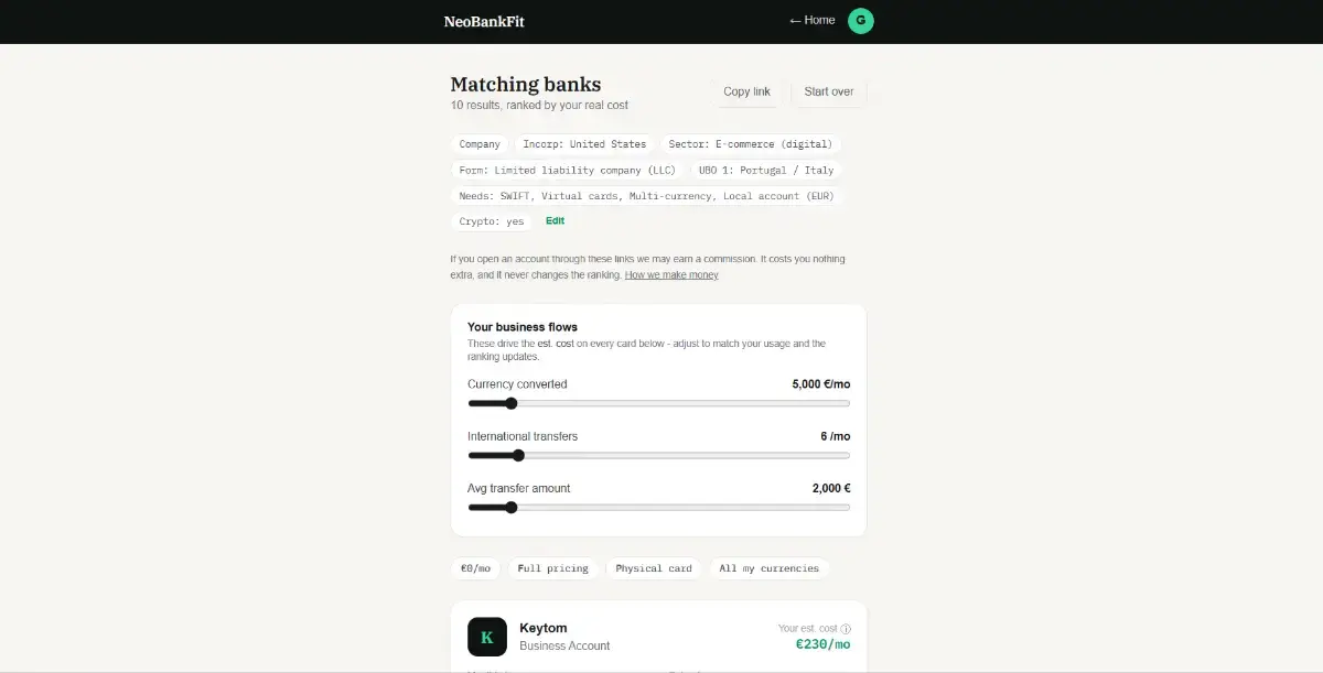 NeoBankFit screenshot 1