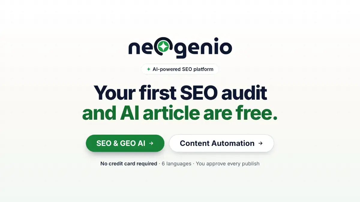 Neogenio SEO & GEO AI Engine screenshot 4