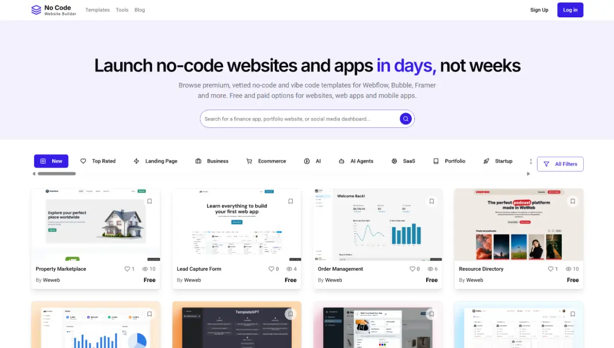 No Code Website Builder screenshot 2