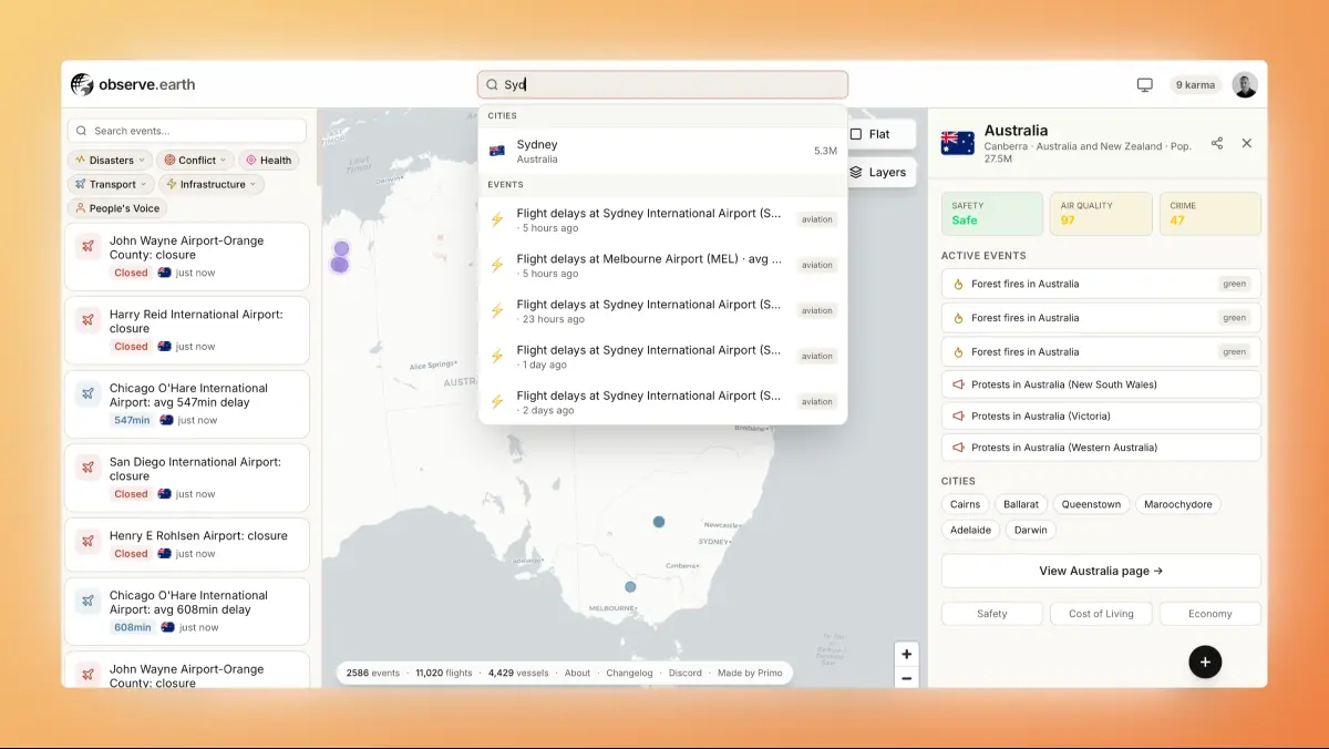ObserveEarth screenshot 3