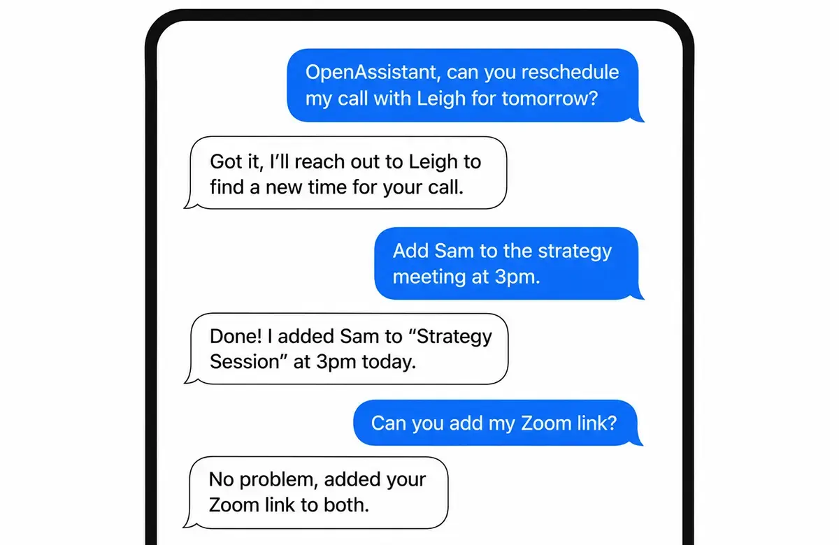 OpenAssistant screenshot 4