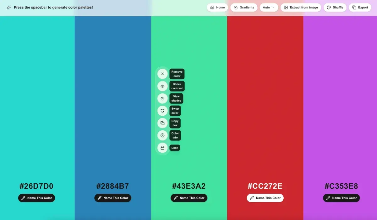 OpenColors screenshot 2