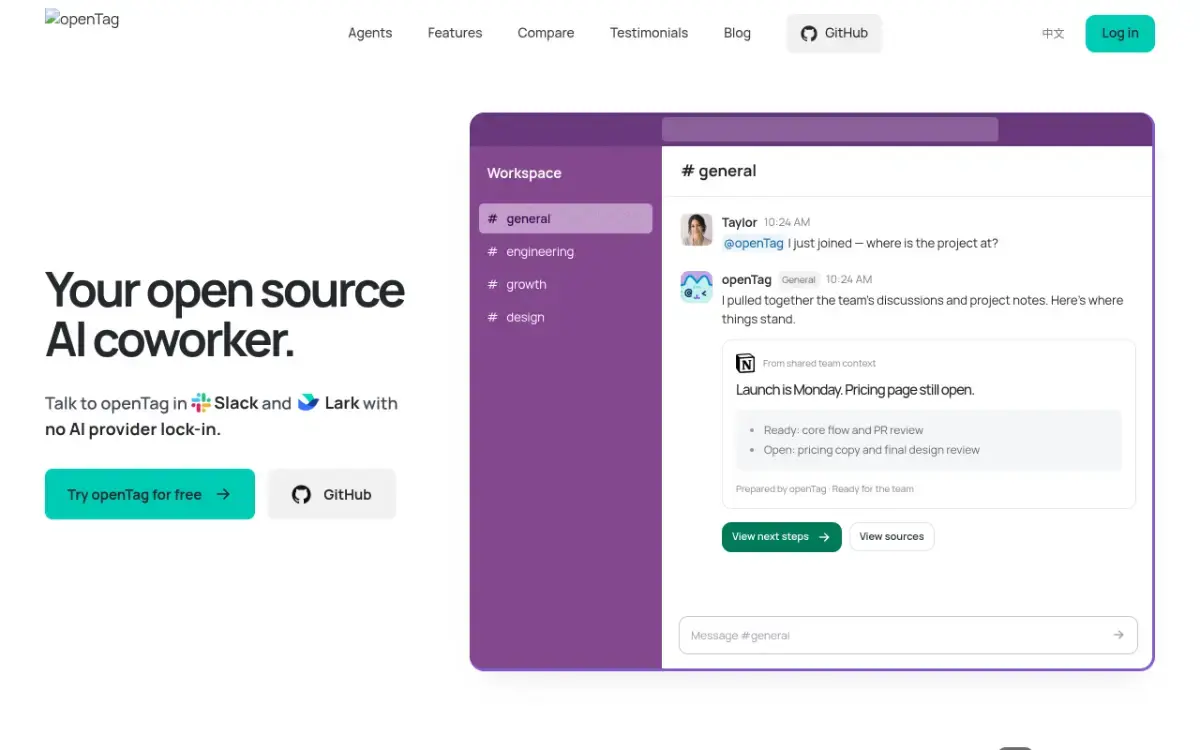 OpenTag screenshot 2