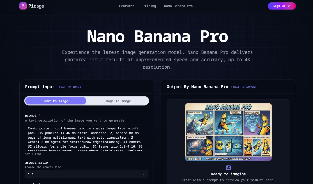 PicsGo screenshot 2