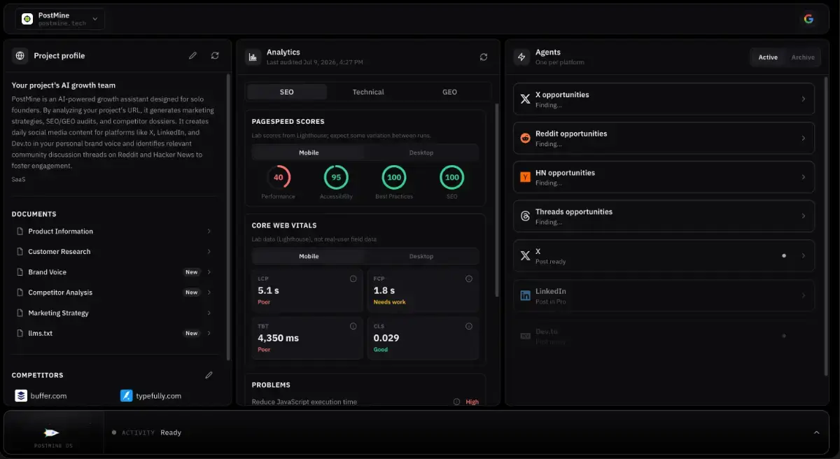 PostMine screenshot 3