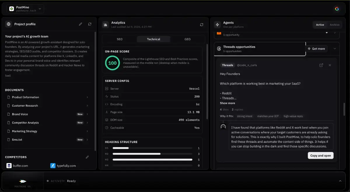 PostMine screenshot 4