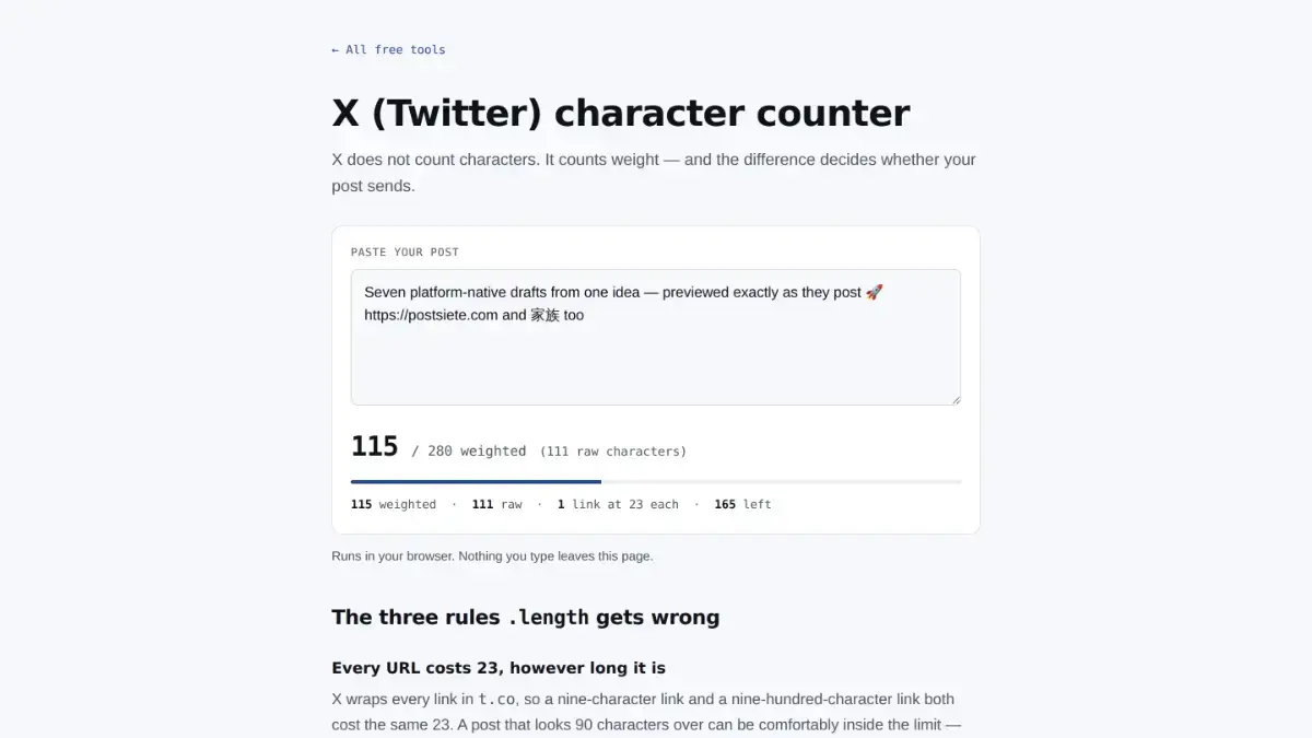 PostSiete screenshot 2