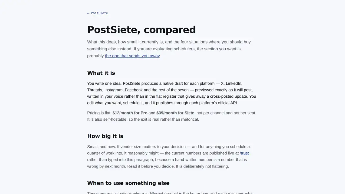 PostSiete screenshot 3