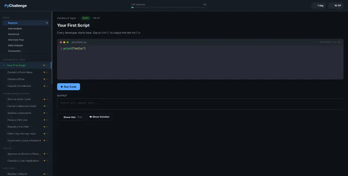 PyChallenge screenshot 2