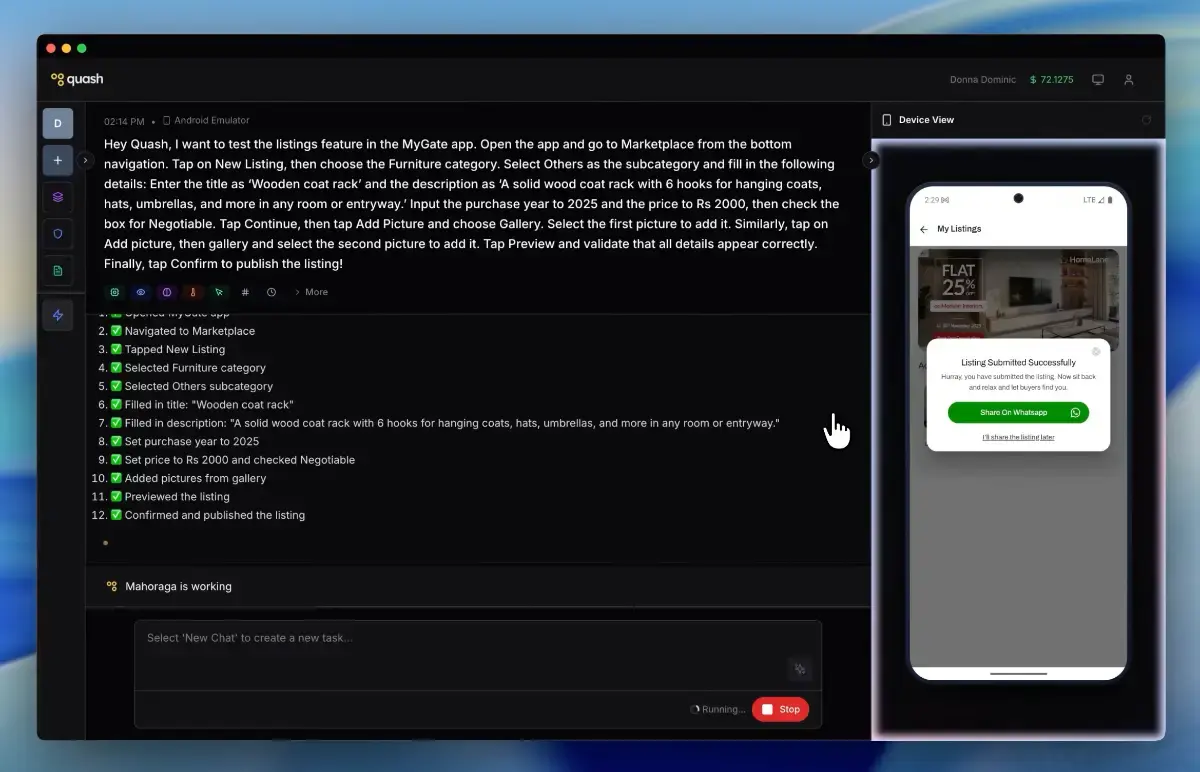 Quash screenshot 3
