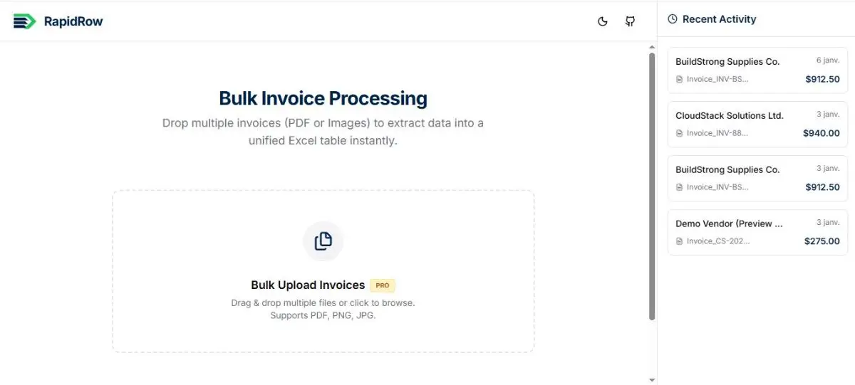 RapidRow screenshot 3