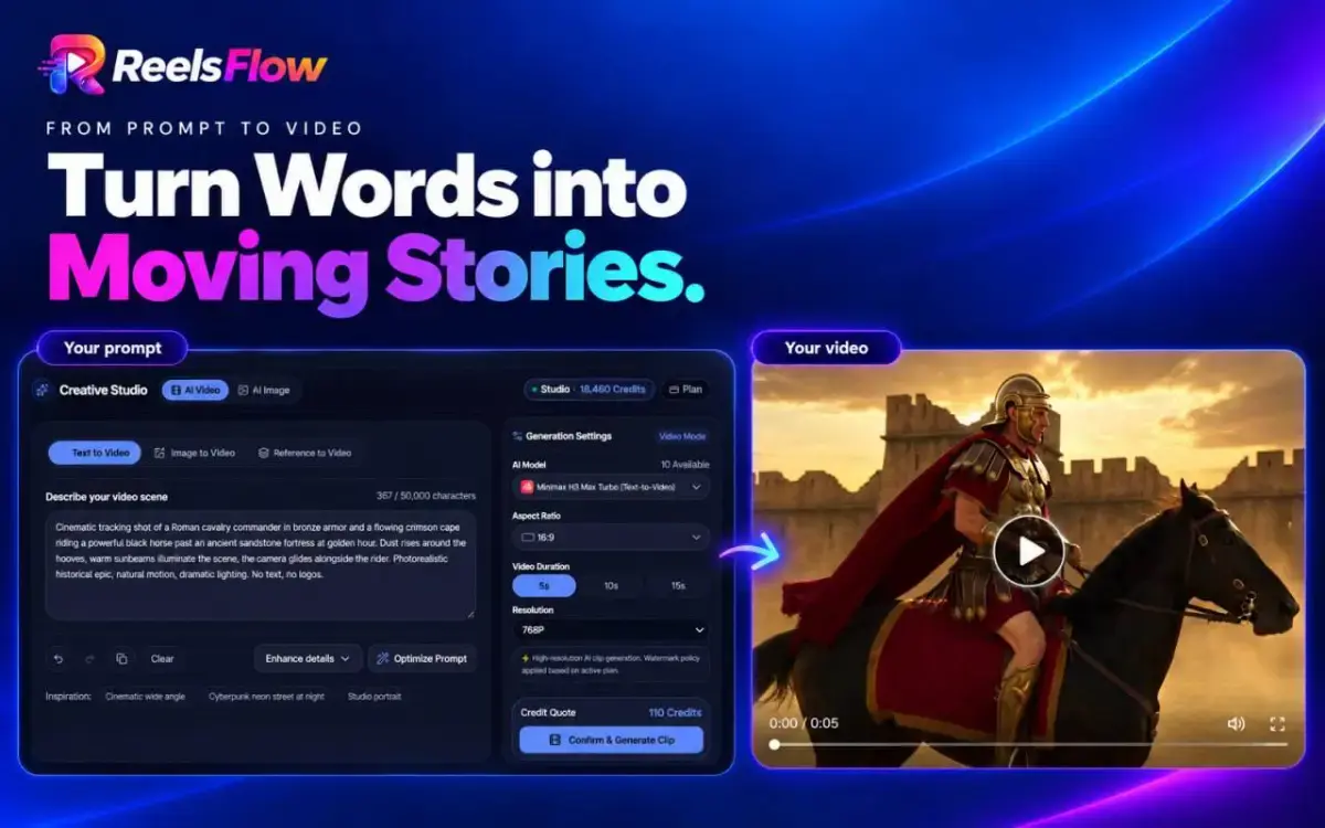 Reels Flow screenshot 2