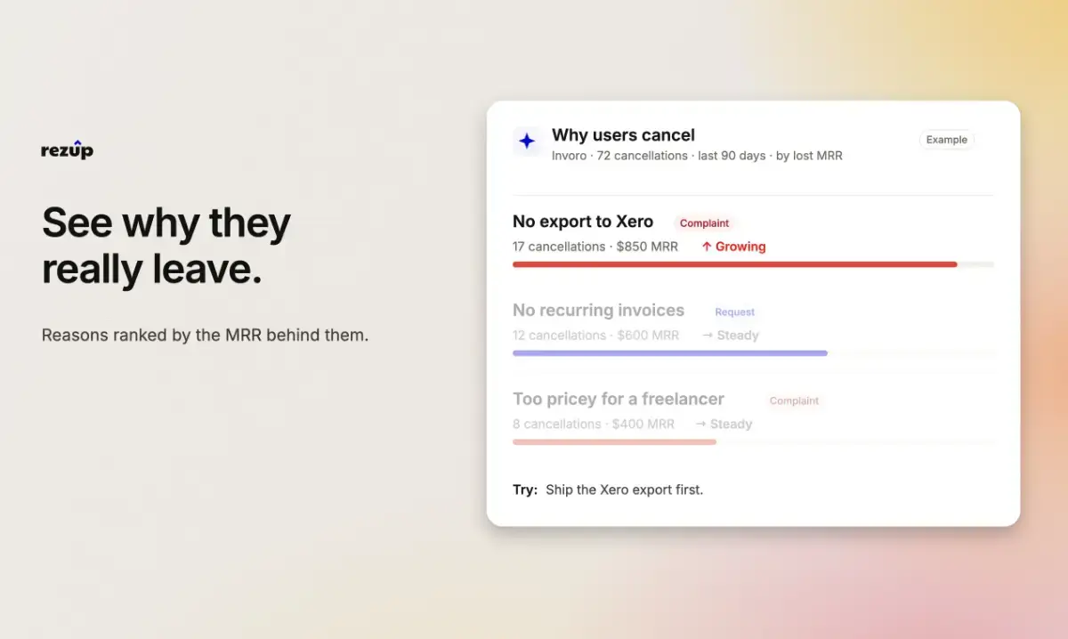 Rezup screenshot 3