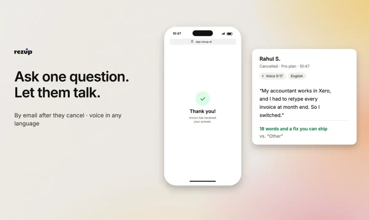 Rezup screenshot 4