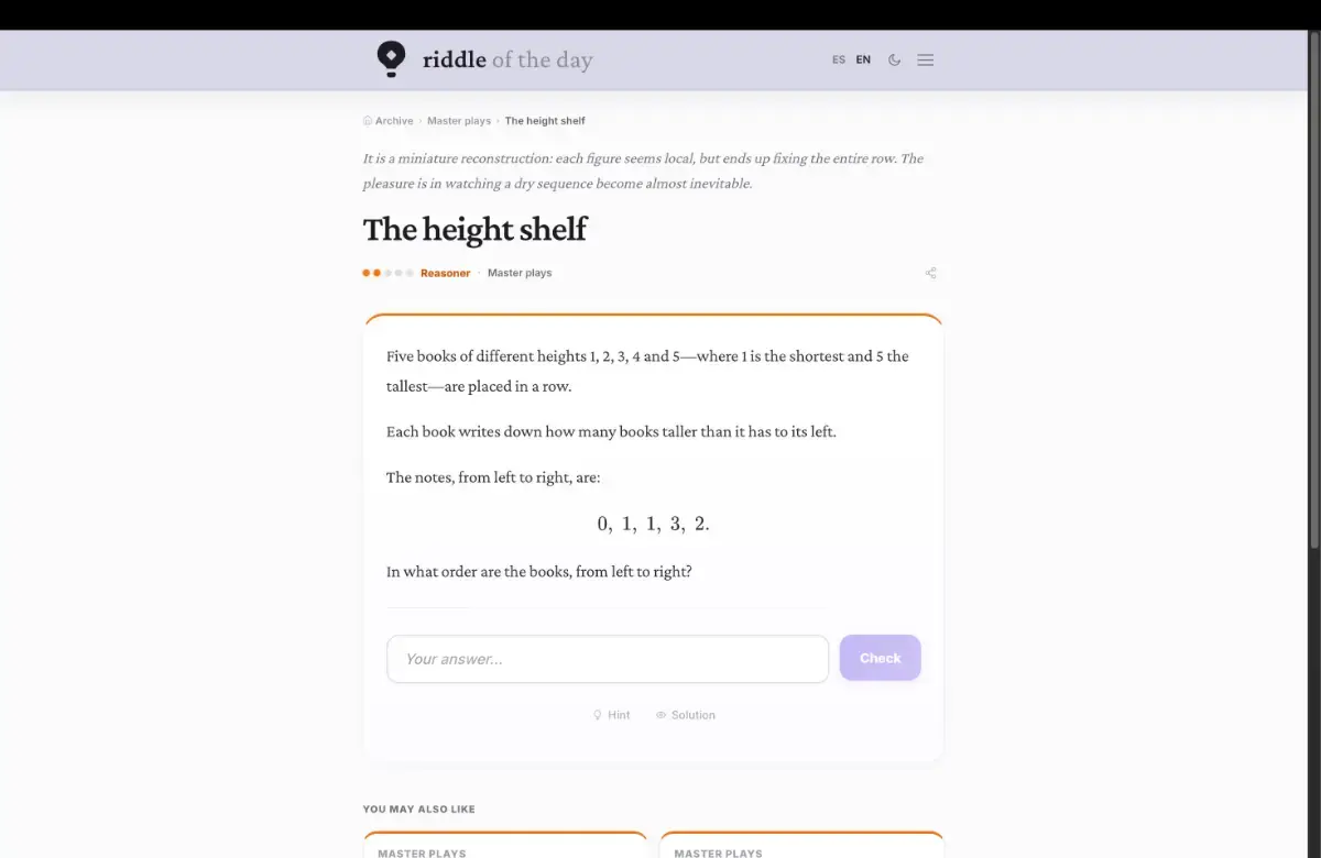 Riddle of the day screenshot 3
