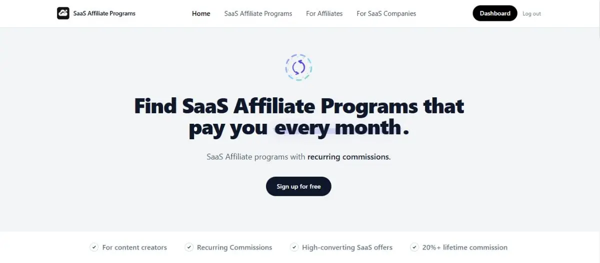 SaaS Affiliate Programs screenshot 3