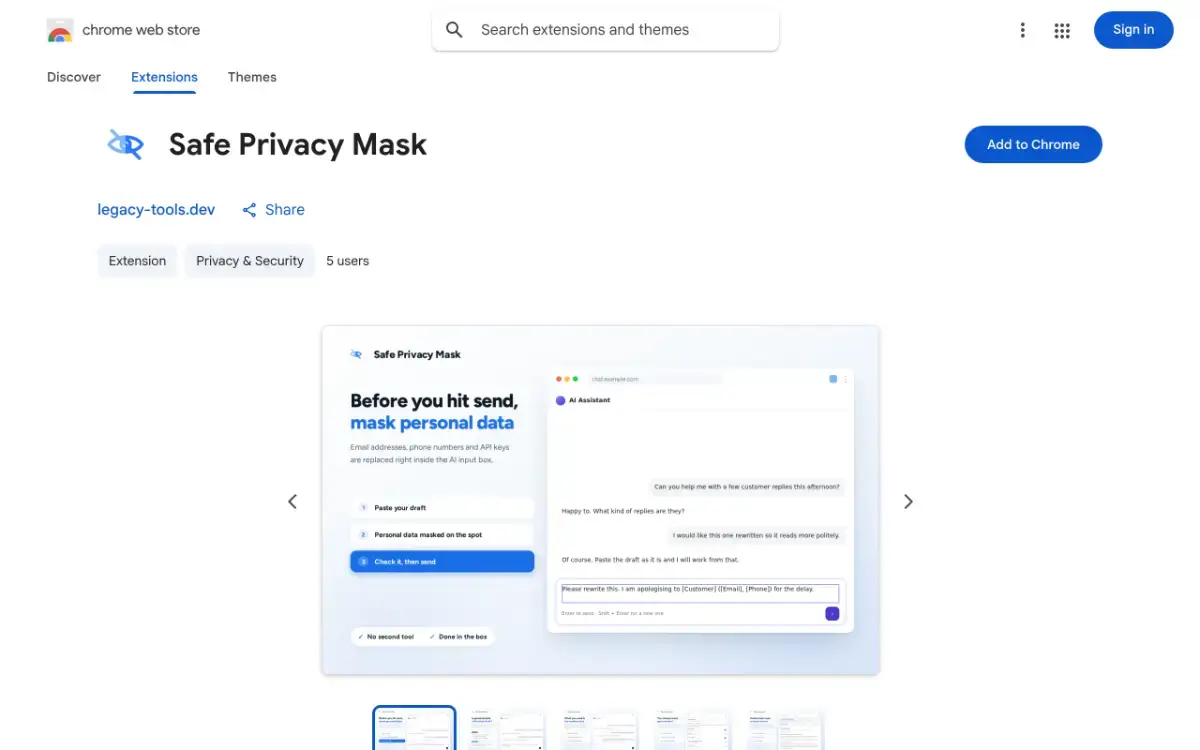 Safe Privacy Mask screenshot 4