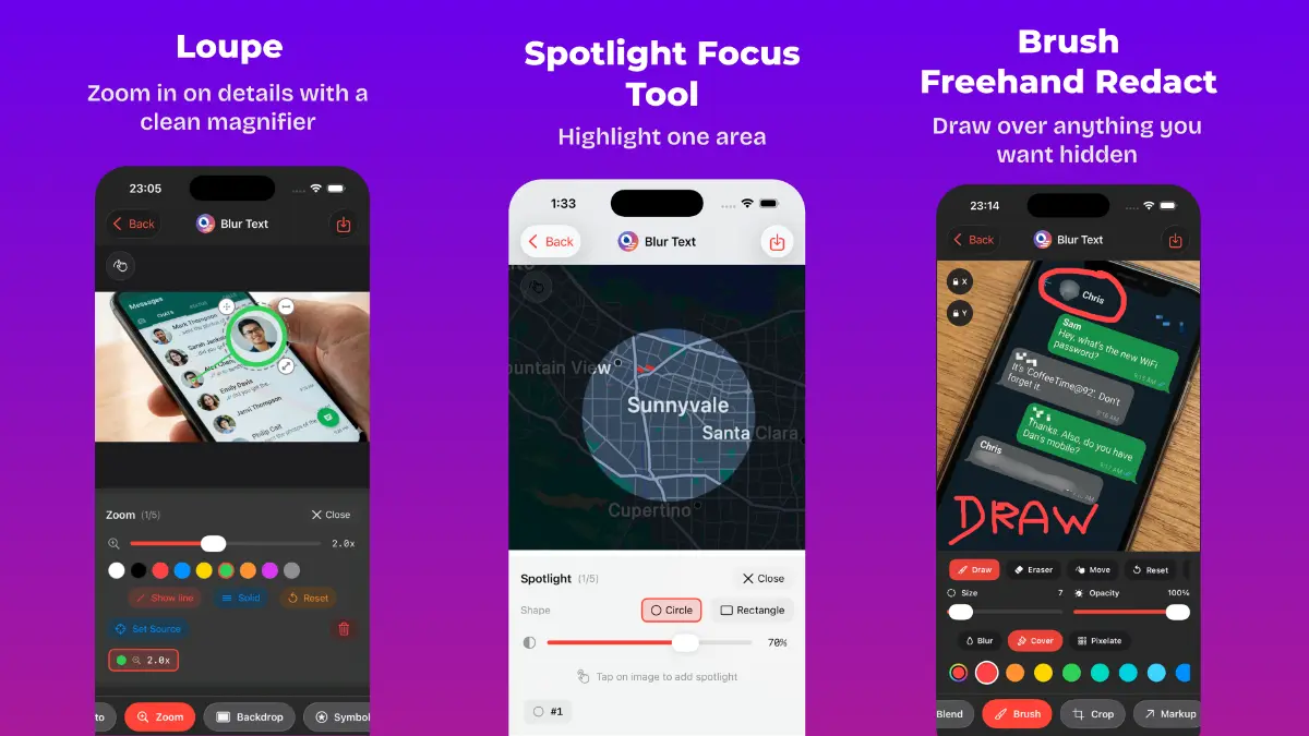 Screenshot Editor - Blur Text screenshot 4