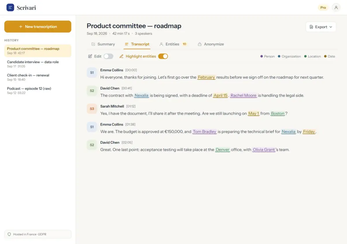 Scrivari screenshot 2