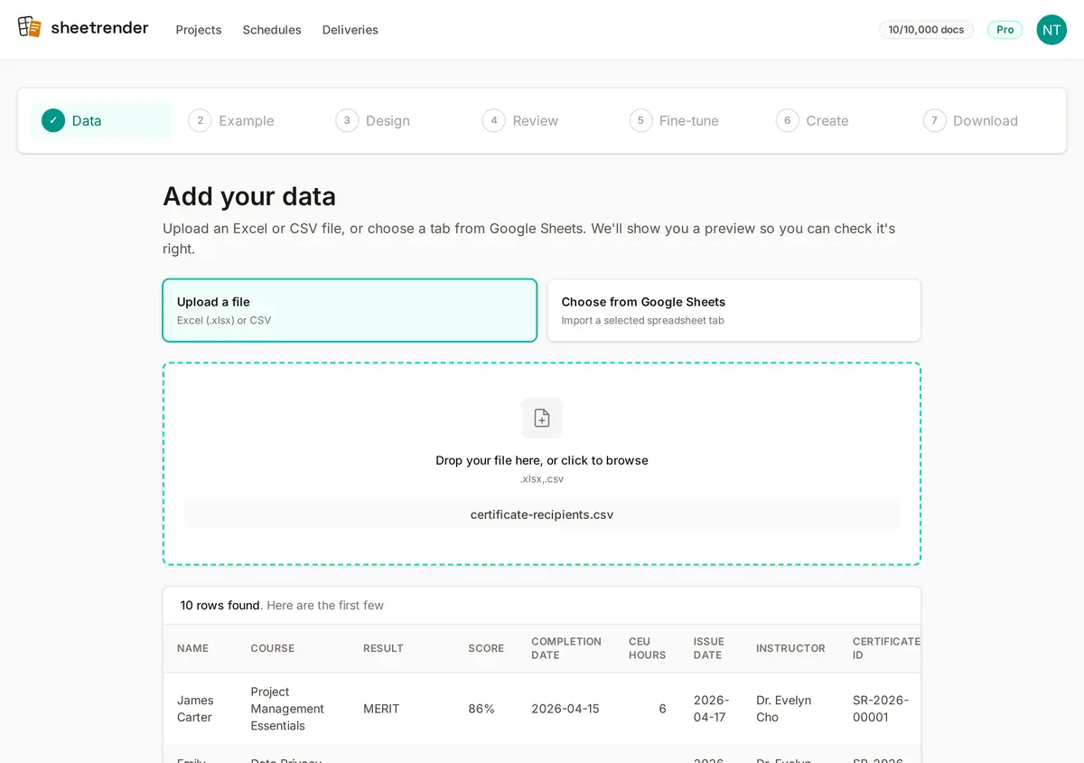 SheetRender screenshot 3