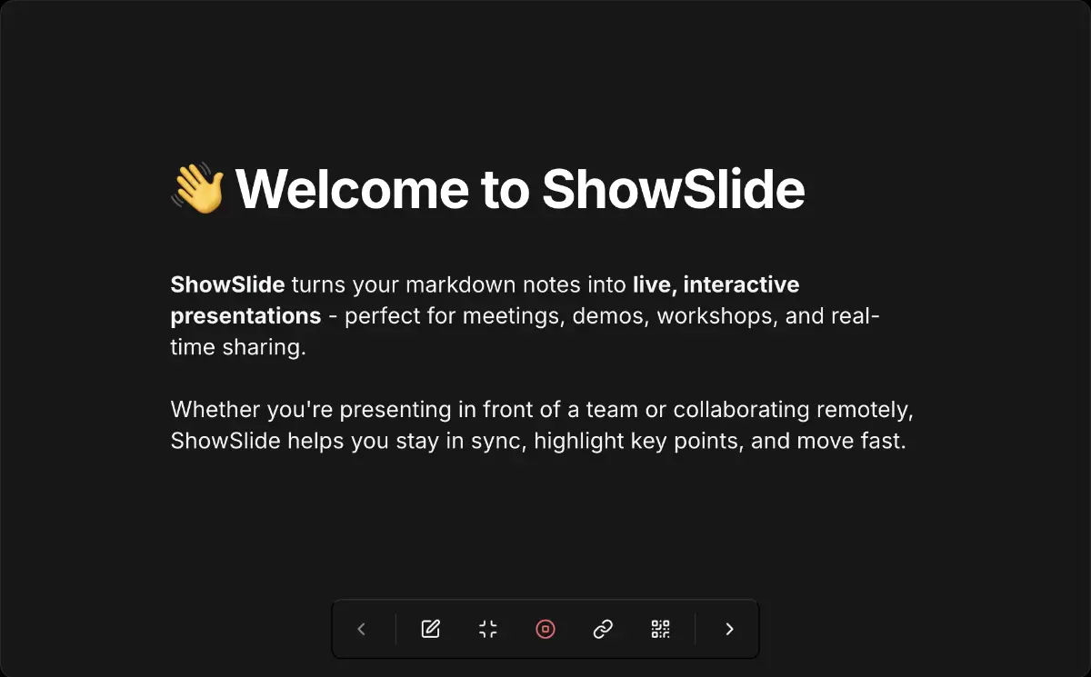 Showslide screenshot 2