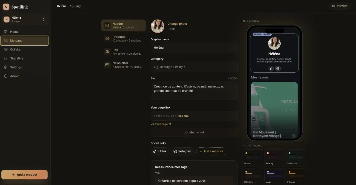 Spotilink.Bio screenshot 2