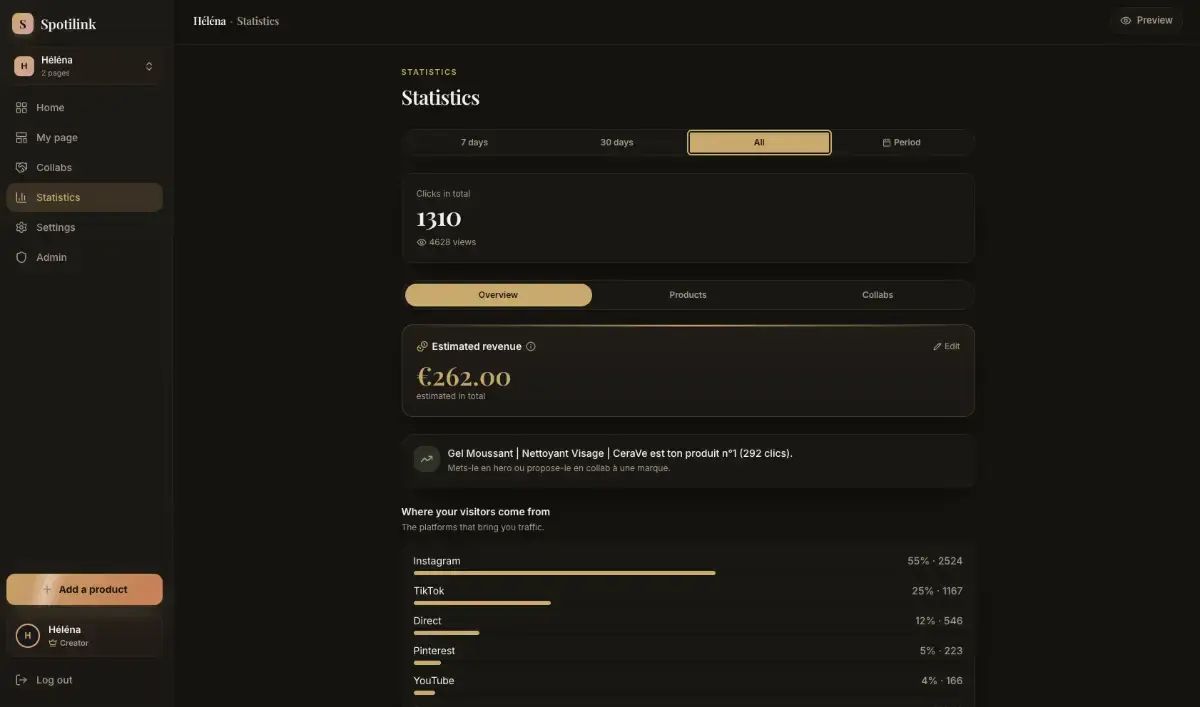 Spotilink.Bio screenshot 3