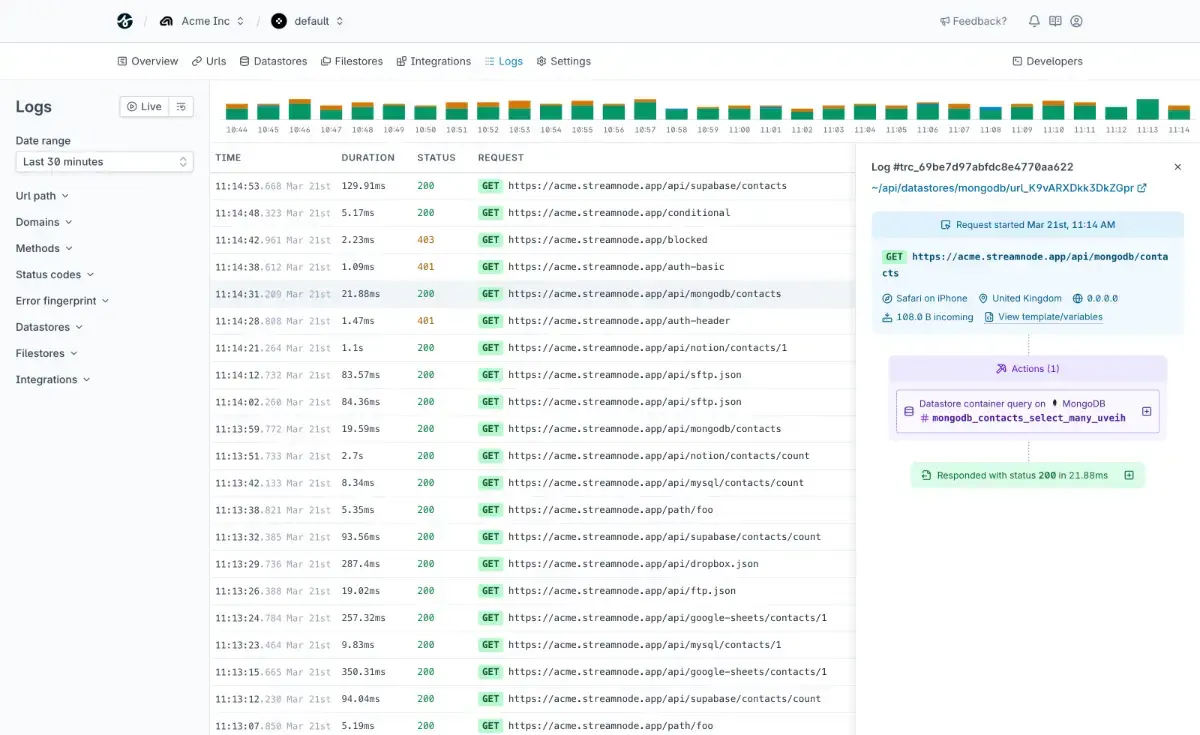 Streamnode screenshot 3