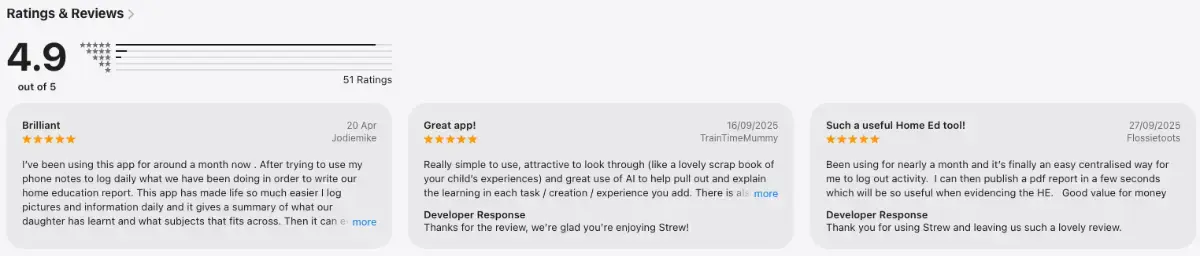 Strew Home Ed App screenshot 2