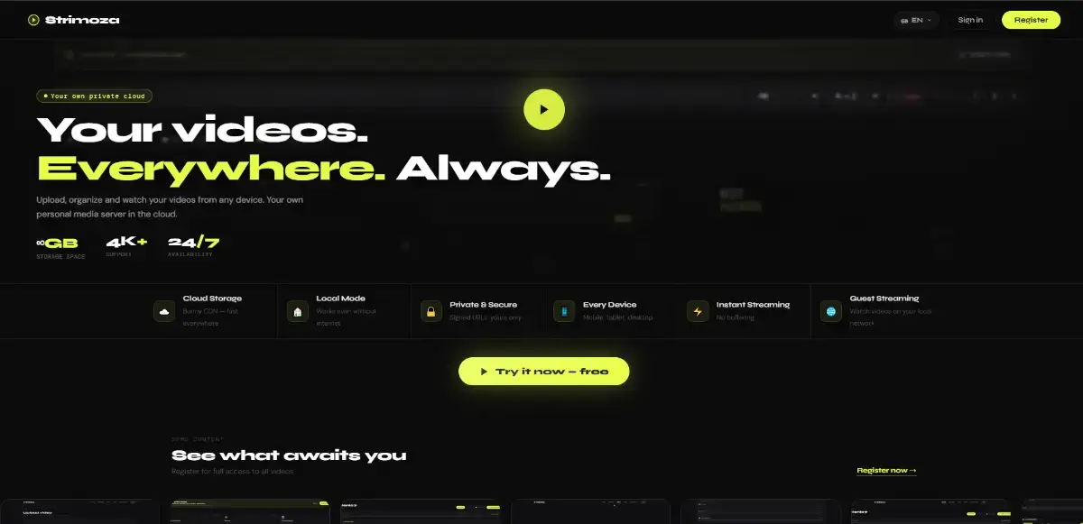 Strimoza screenshot 2