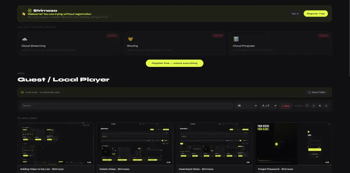 Strimoza screenshot 3
