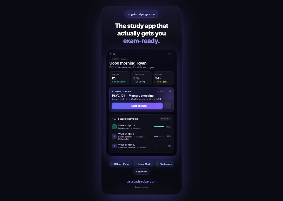 StudyEdge screenshot 2