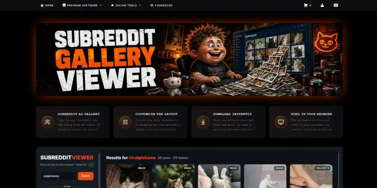 Subreddit Gallery Viewer screenshot 2