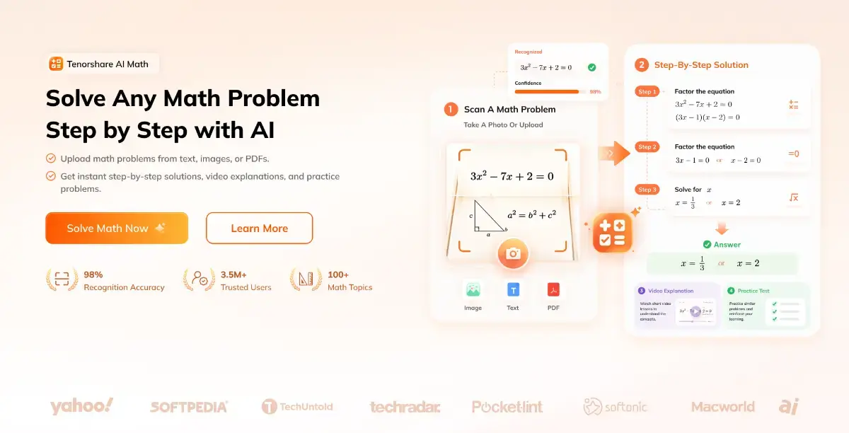 Tenorshare AI Math screenshot 3