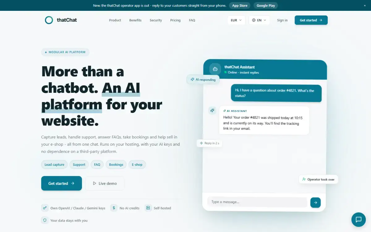 thatChat screenshot 2