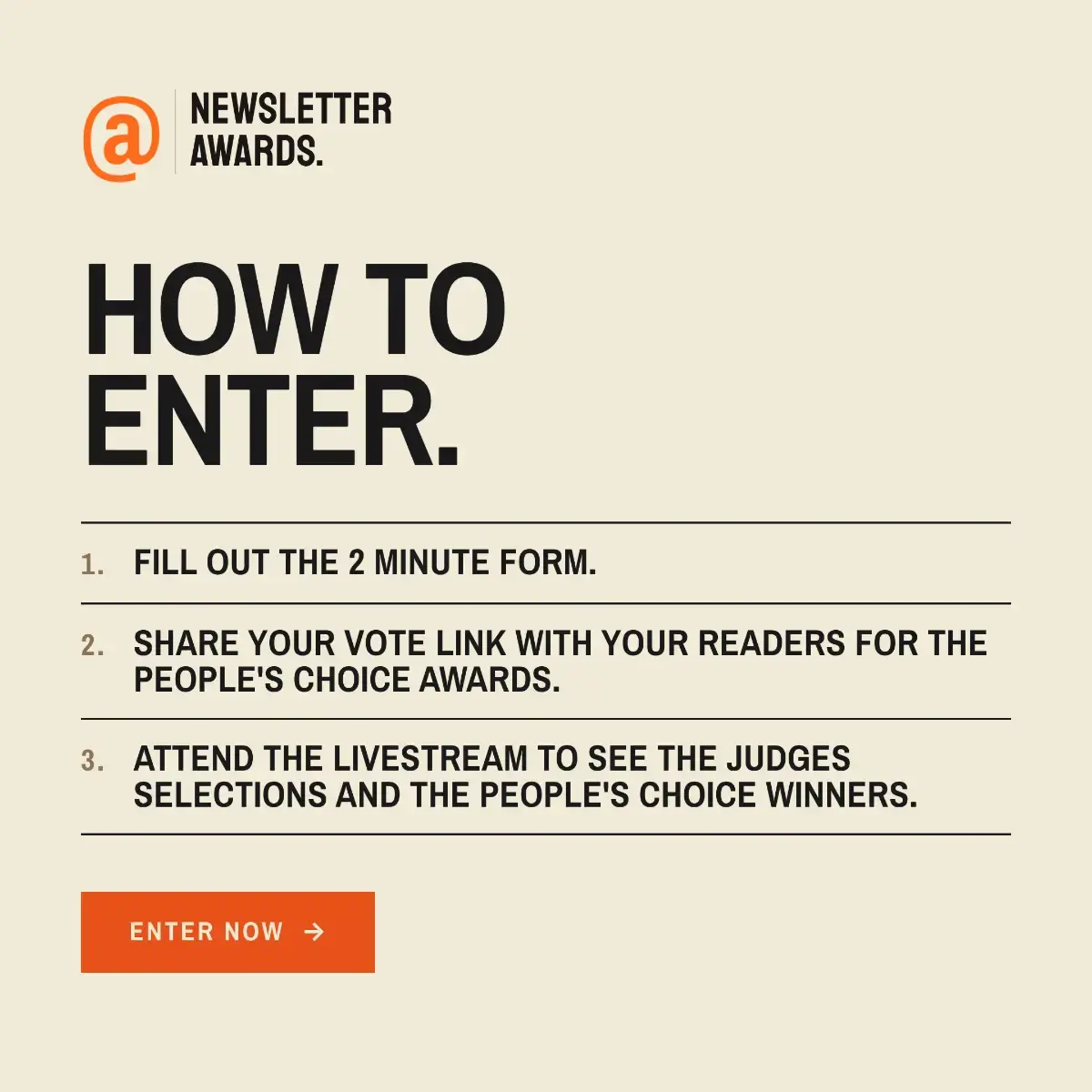 The Newsletter Awards screenshot 3