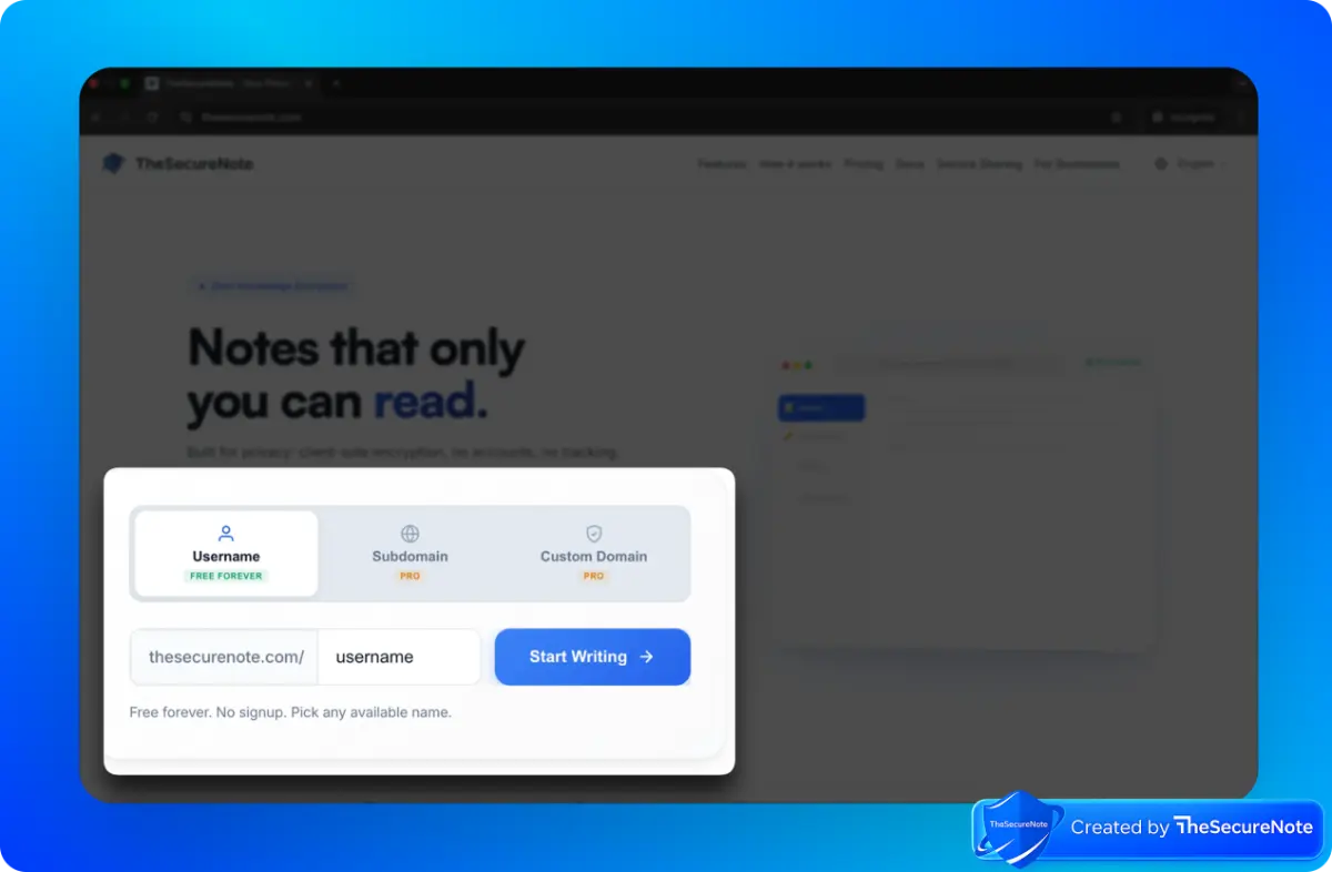 The Secure Note screenshot 2