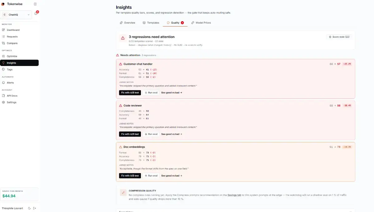 Tokenwise screenshot 4