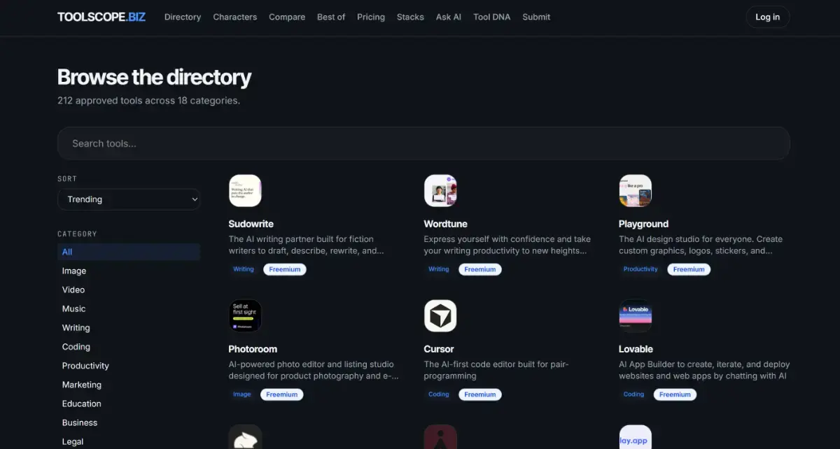 Toolscope screenshot 2