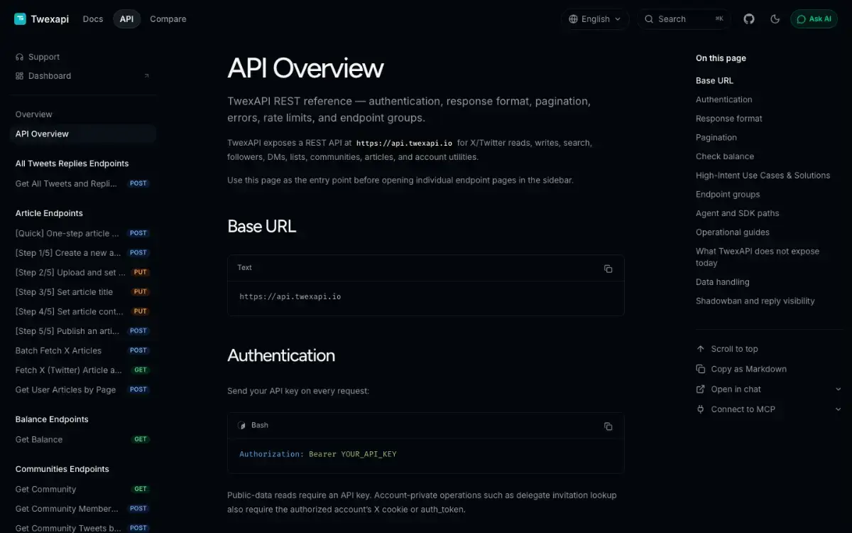 TwexAPI screenshot 3